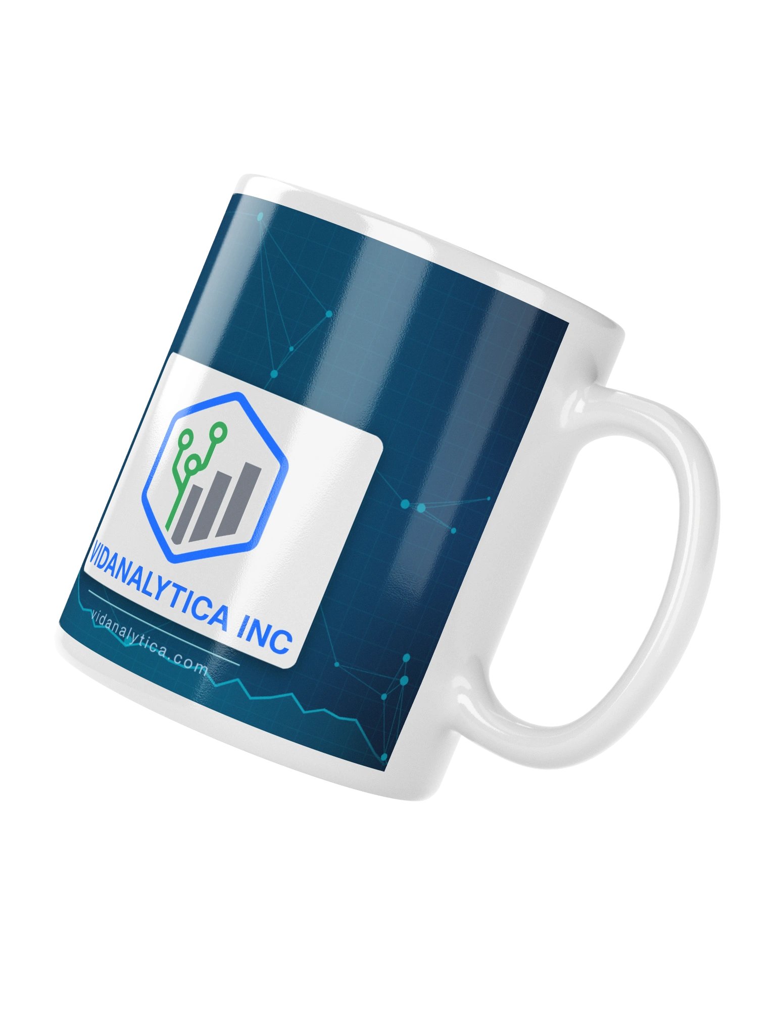 VIDANALYTICA INC Mug - Navy product image (10)