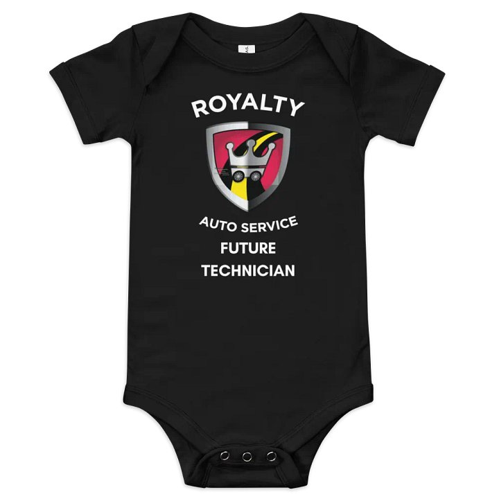 Official Royalty Auto Service Future Technician Baby Onesie product image (1)