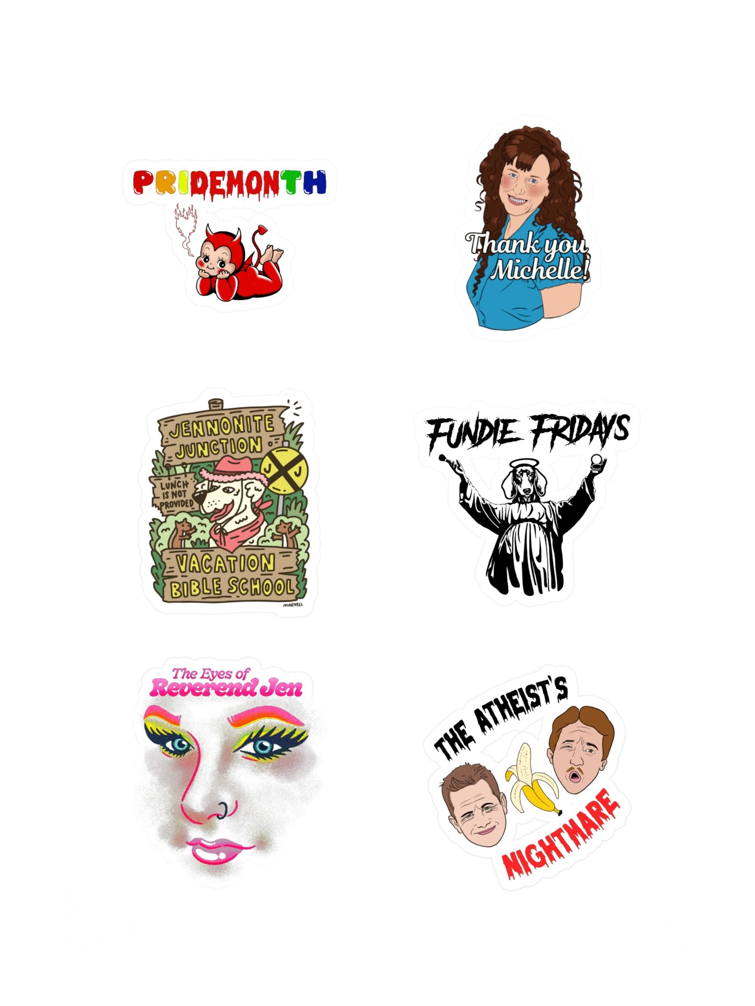 FF various designs sticker sheet product image (3)