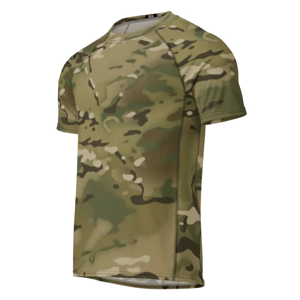 Faithful Camo: Men's Short Sleeve Rash Guard - Multicam product image (1)