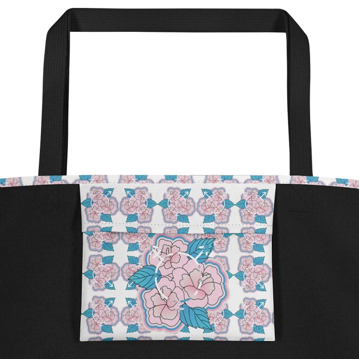 LGBTQIAP2S+ 2025, Trans Flower with Symbol, Tote Bag product image (2)