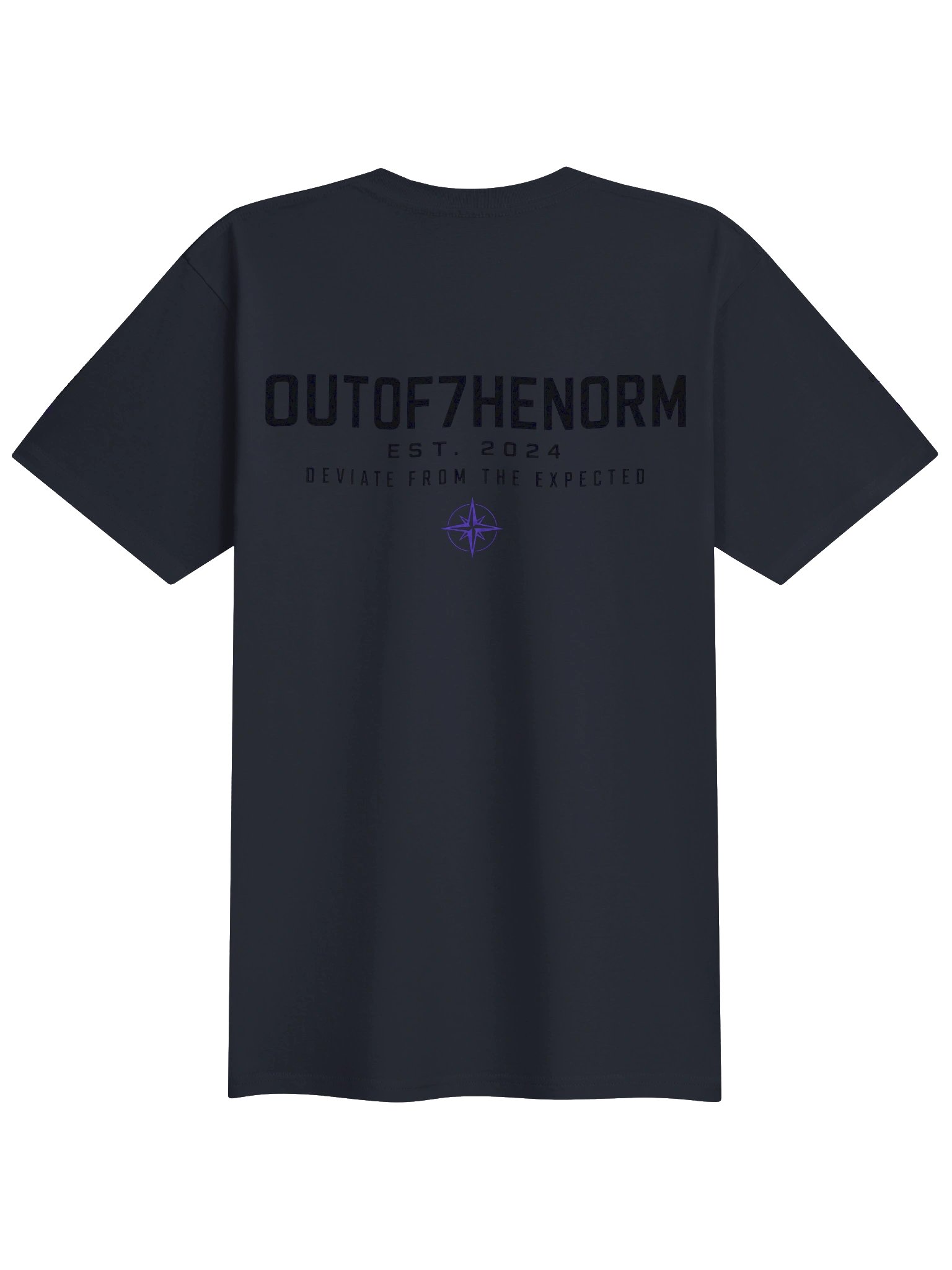 DEVIATE Tee — Purple Splatter Statue Graphic product image (7)
