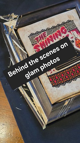 Little behind the scenes video on me chopping up a frame for this finish from @thewitchystitcher 

Now this pattern was a ret...