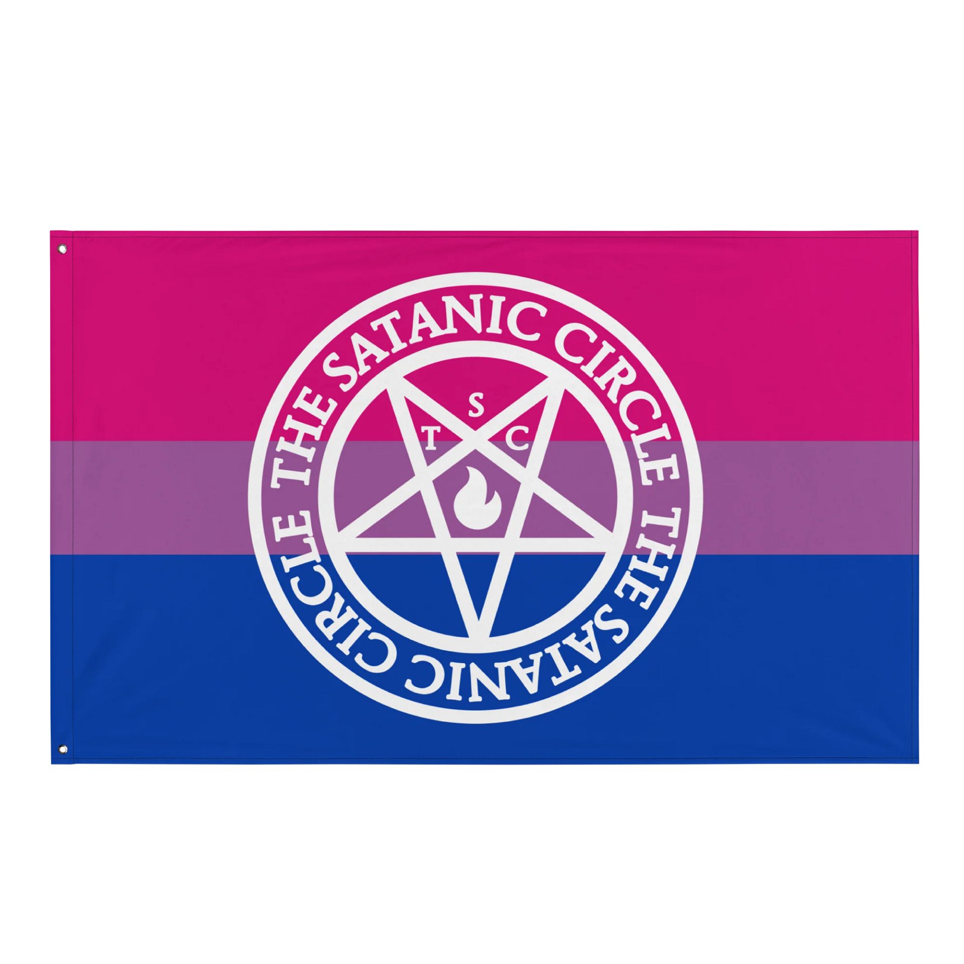 The Satanic Circle - Indoor Bisexual Flag product image (1)