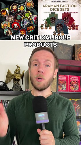 Critical Role just dropped some new products centered around campaign 4 characters and tables! Would you get any? #criticalro...