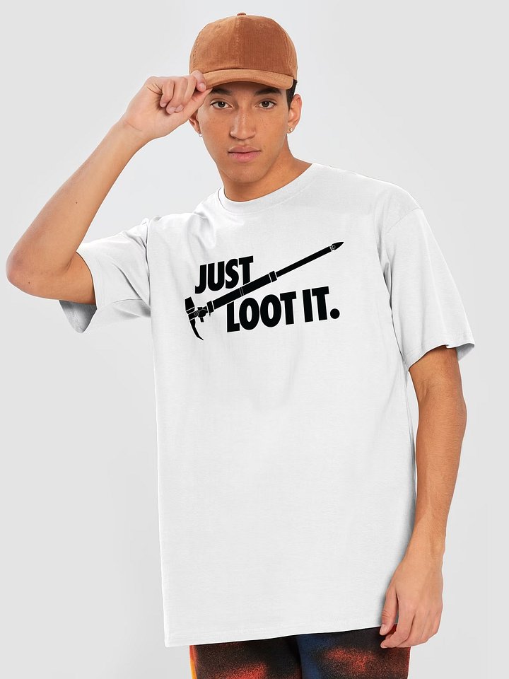 Just Loot It Premium Tee (White) product image (2)