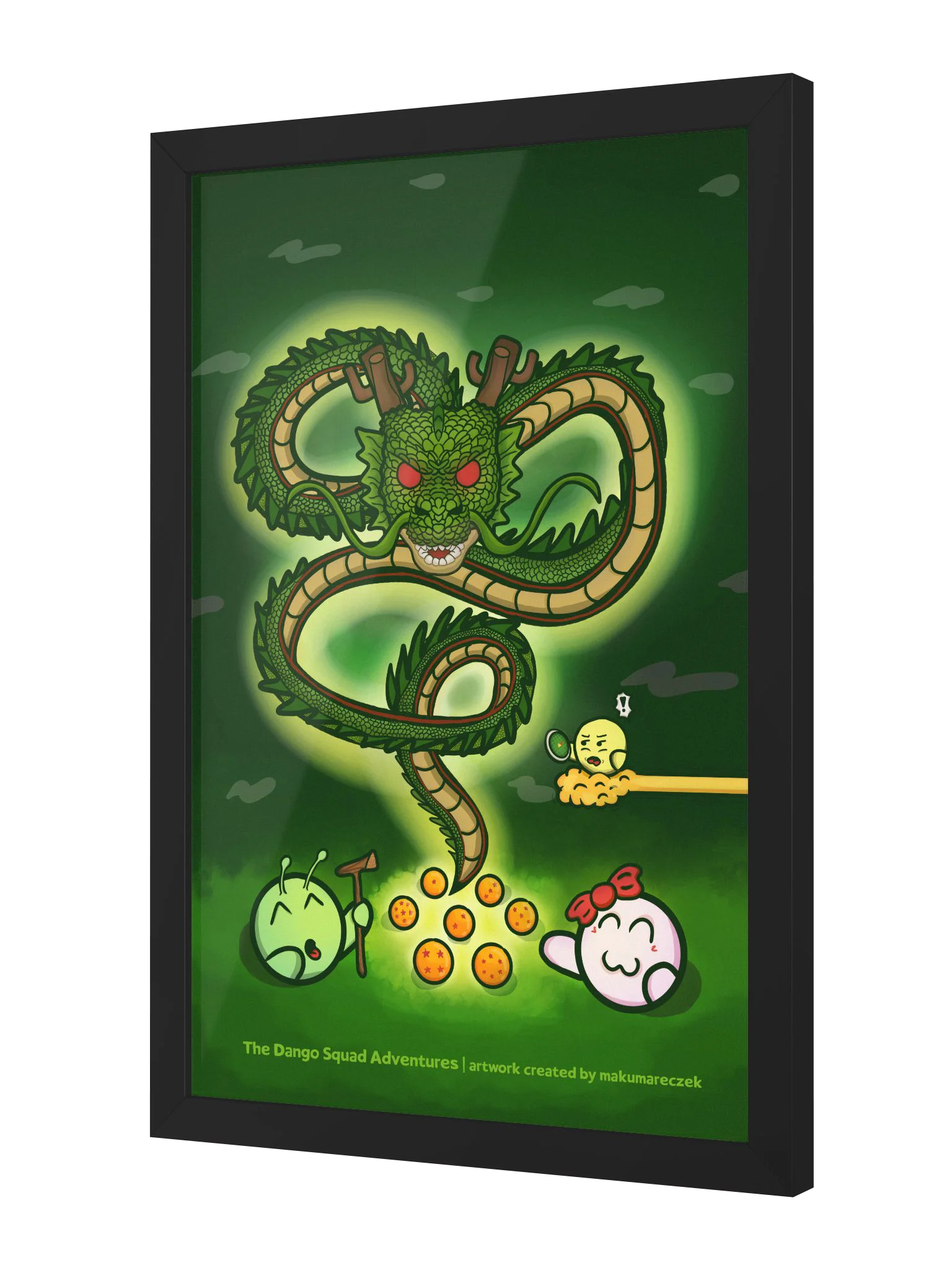 Dango Dragon - Framed Poster product image (2)