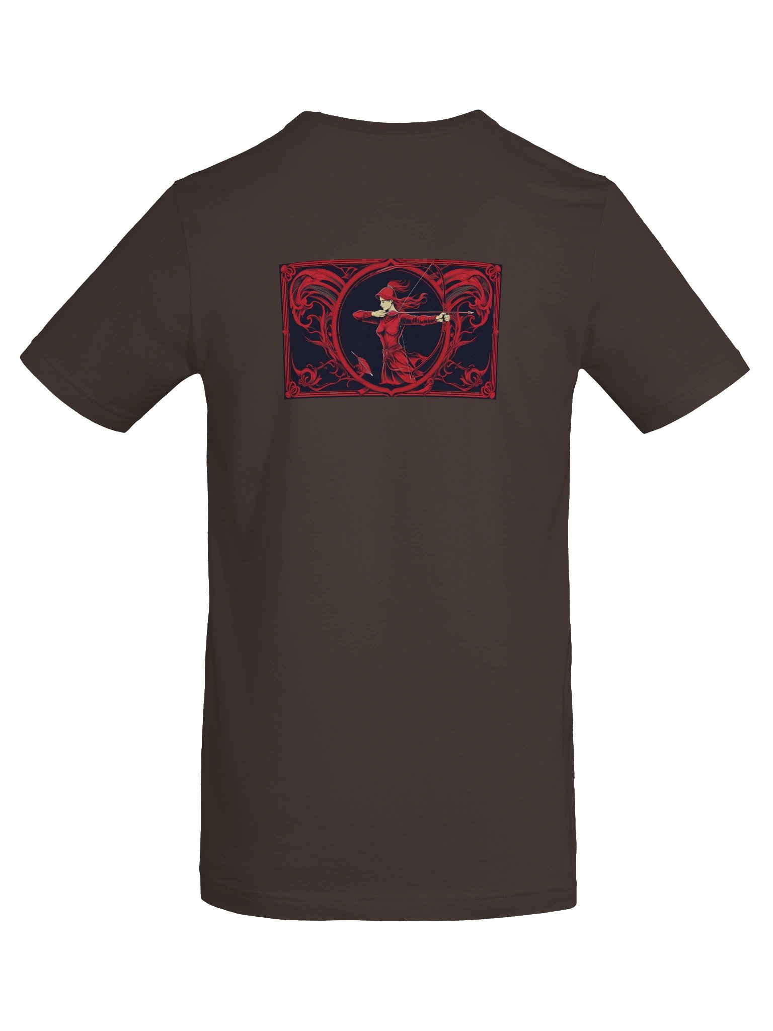 Sagittarius - Gothic Zodiac, Red Graphic on the back T-Shirt. product image (4)