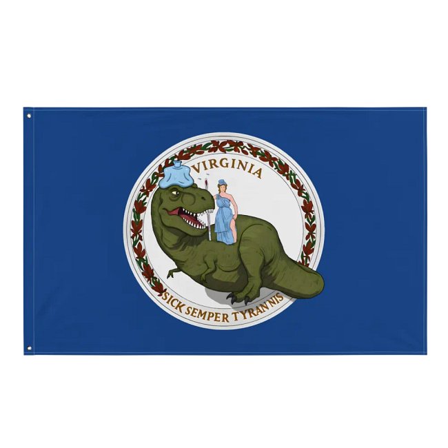 Wall Art and Flags - Dino DNA!