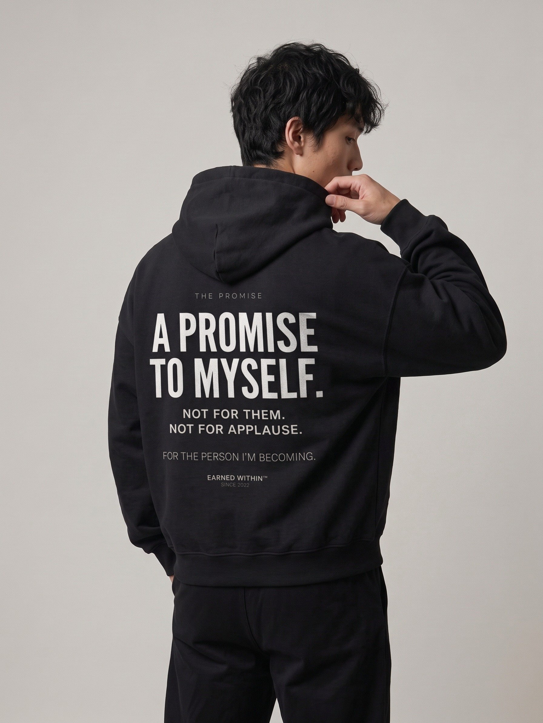 A PROMISE TO MYSELF HOODIE — DARK product image (2)