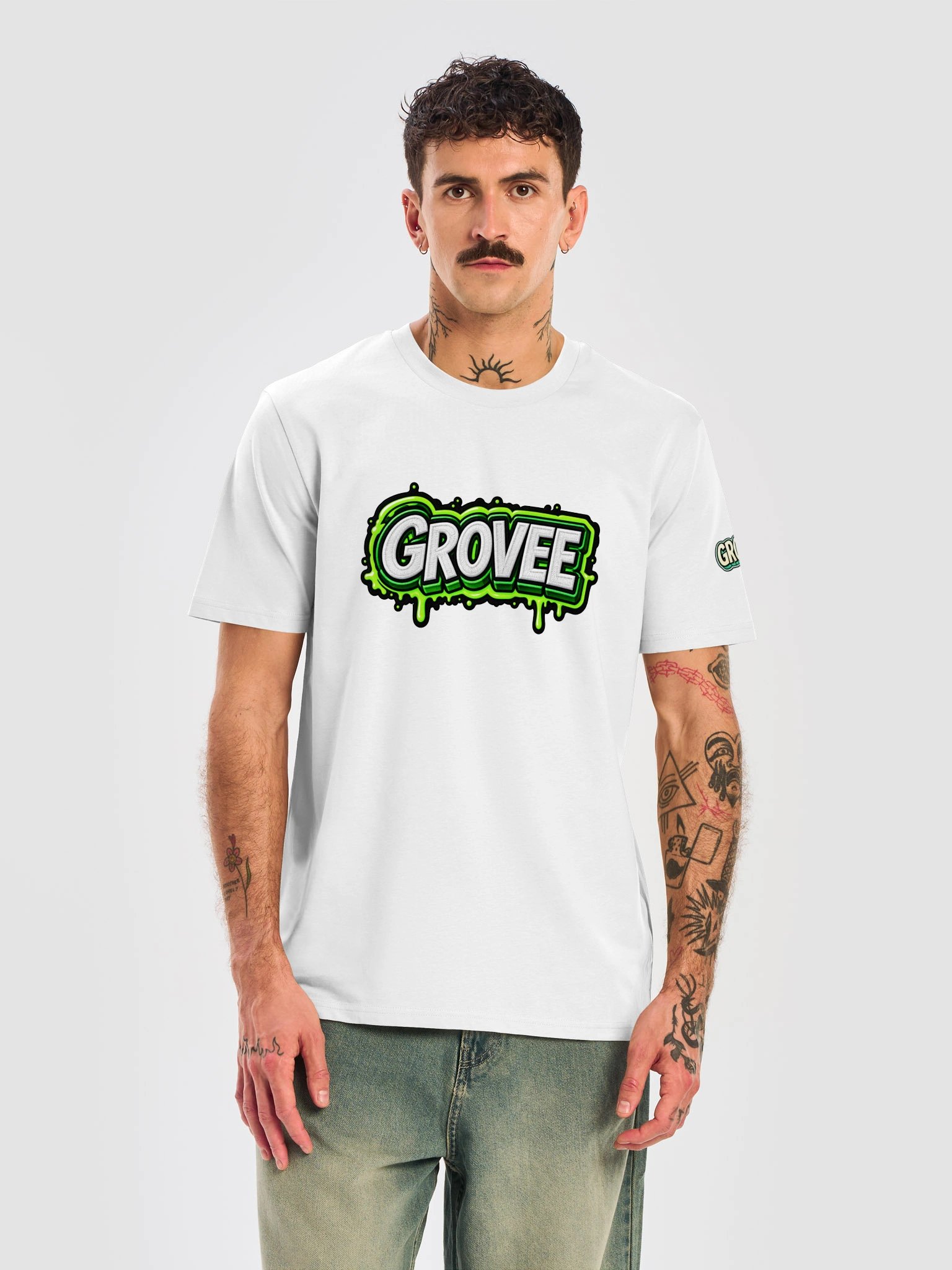 GROVEE Neon Slime Logo Tee product image (1)