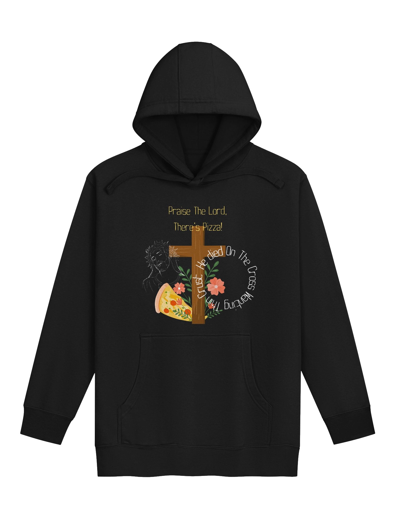 Praise The Lord, There's Pizza Hoodie product image (1)