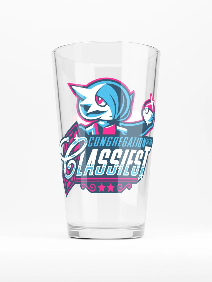 Congregation of the Classiest Pint Glass product image (1)