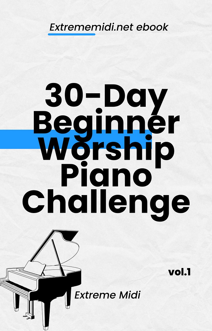 30-Day Beginner Worship Piano Challenge product image (2)