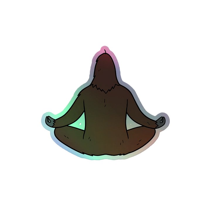 Sassy Sits Still Holographic Sticker Sheet product image (2)