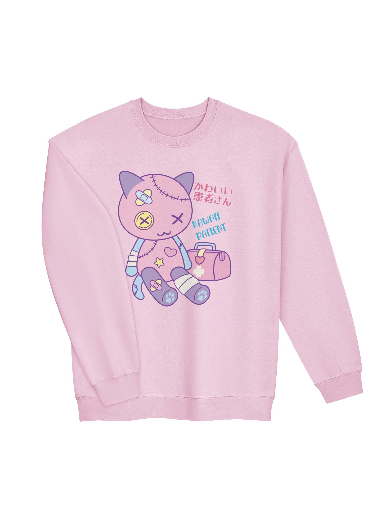 Kawaii Patient Toy Cat - Unisex Adult Sweatshirt product image (8)