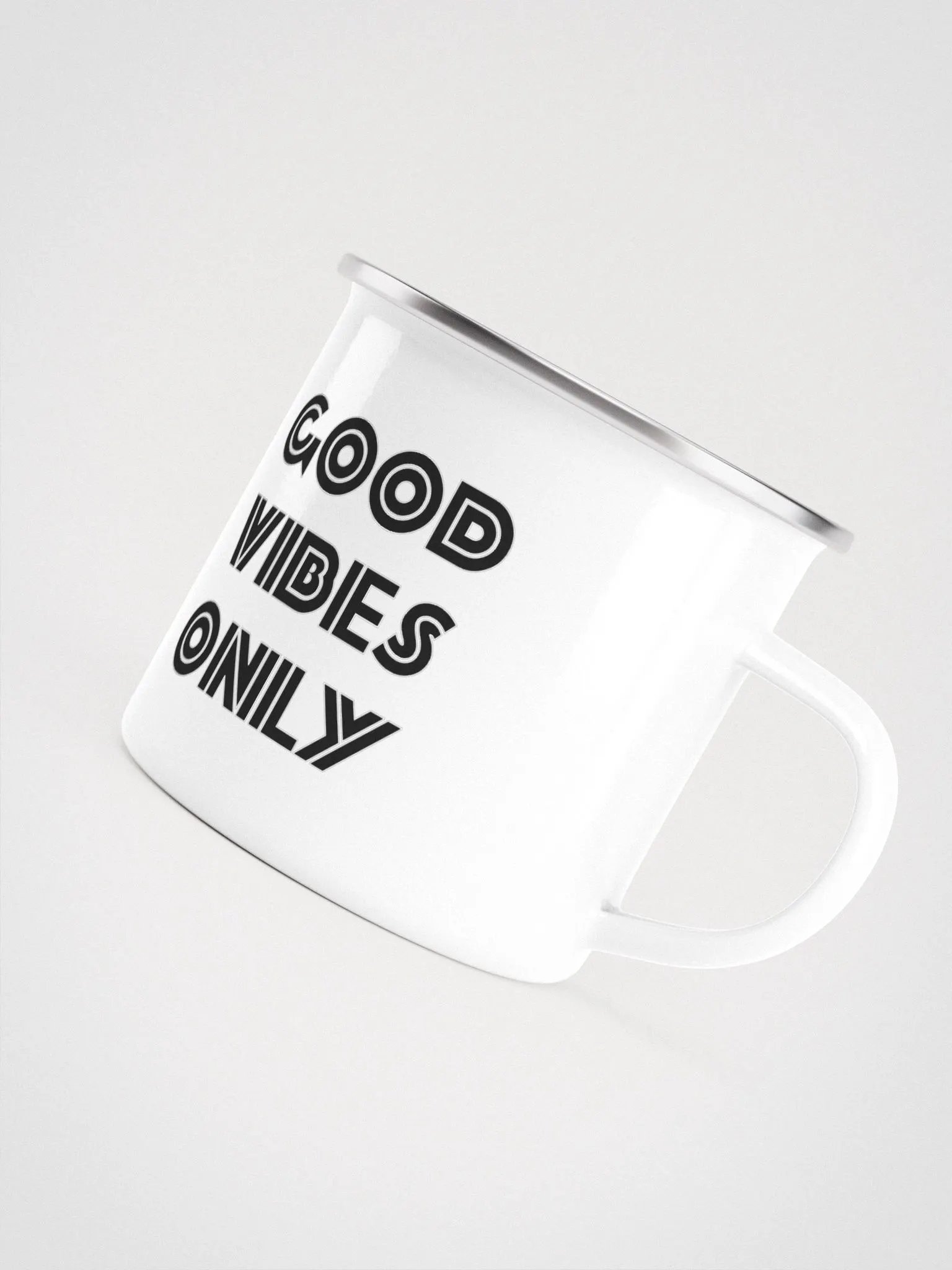 Good Vibes Only Fox Enamel Mug product image (4)