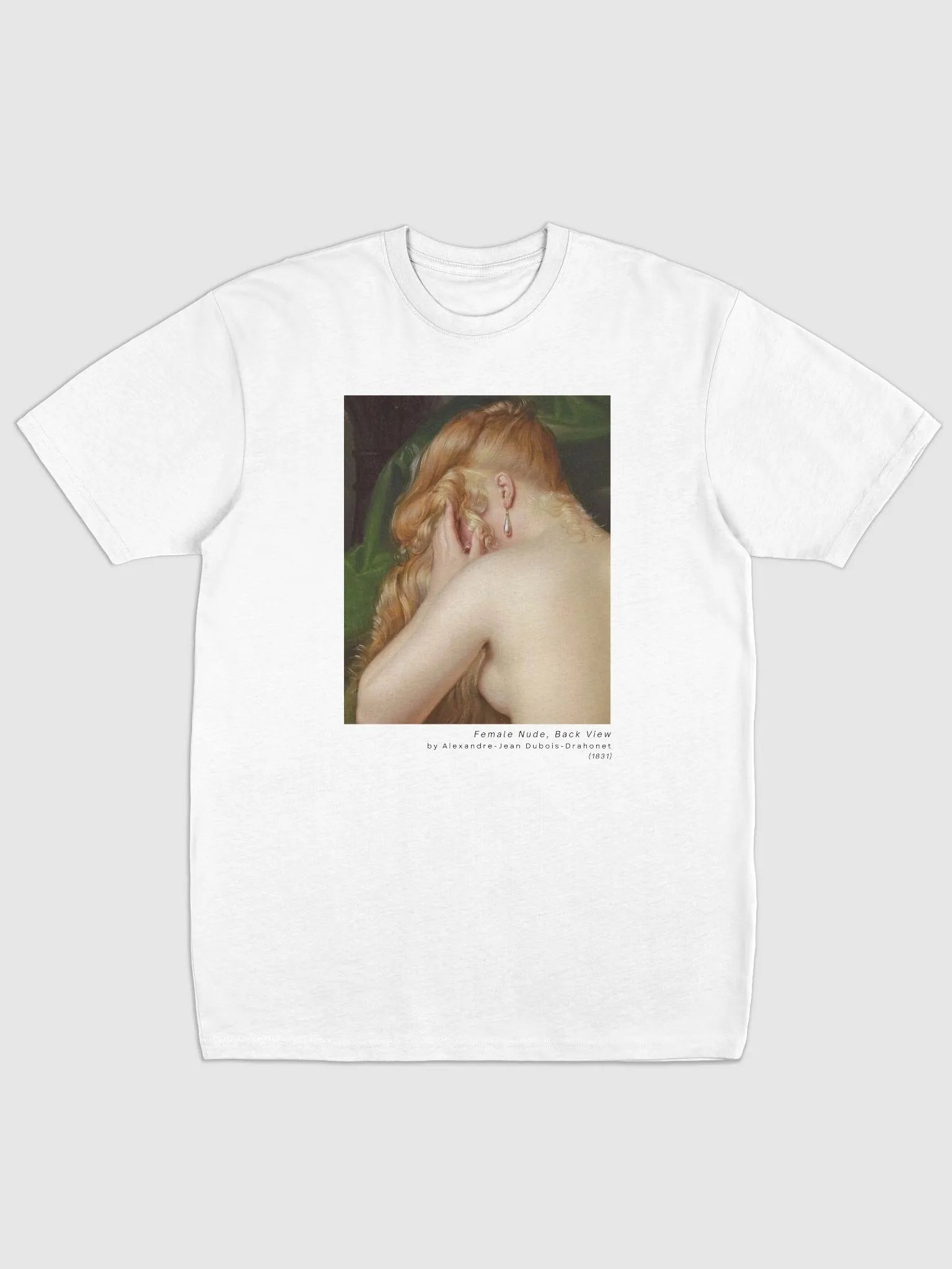 ''Female Nude, Back View'' by Dubois-Drahonet T-Shirt (Men) product image (2)