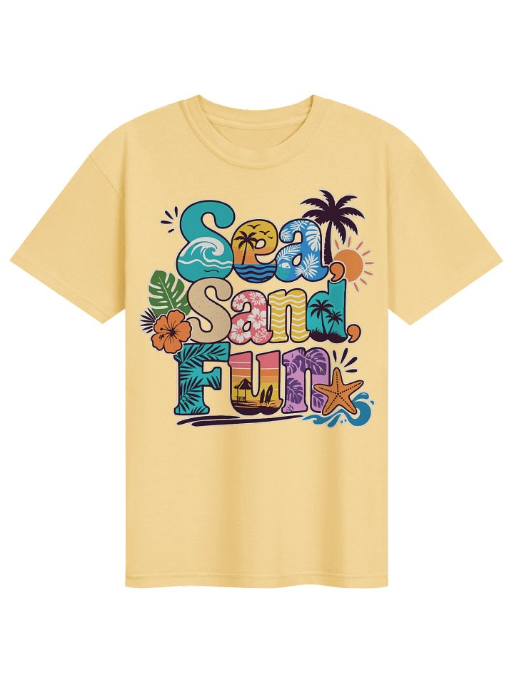 Sunset Surf Lettering Tee product image (2)