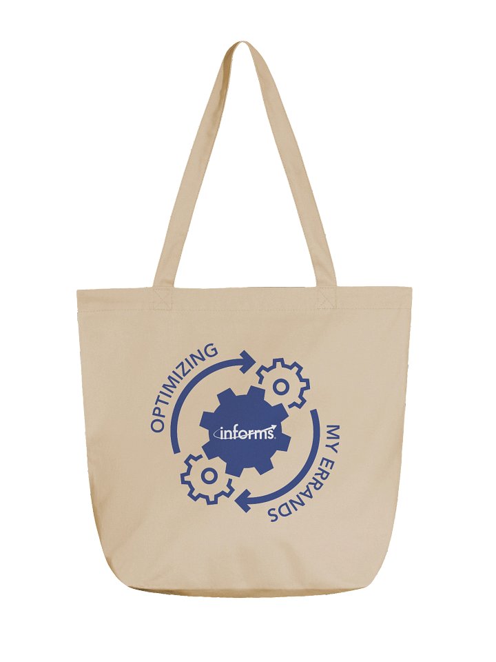 "Optimizing My Errands" Canvas Tote bag product image (1)