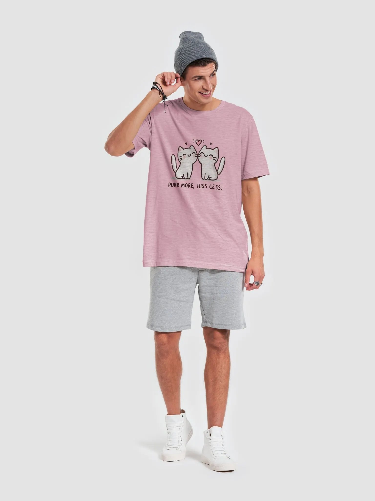 Purr more, Hiss less t-shirt 1 product image (7)