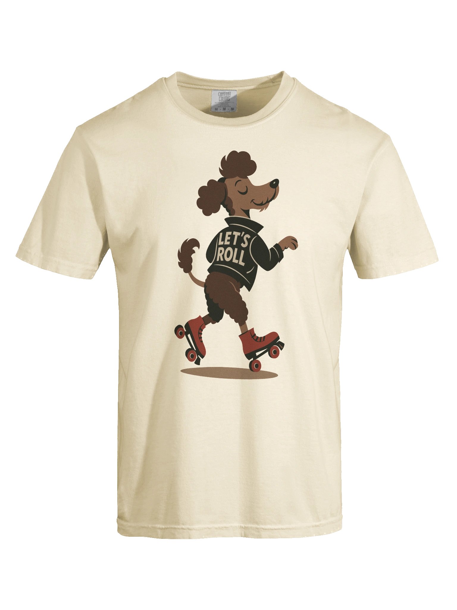 Let's Roll Retro Rollerskating Poodle product image (21)