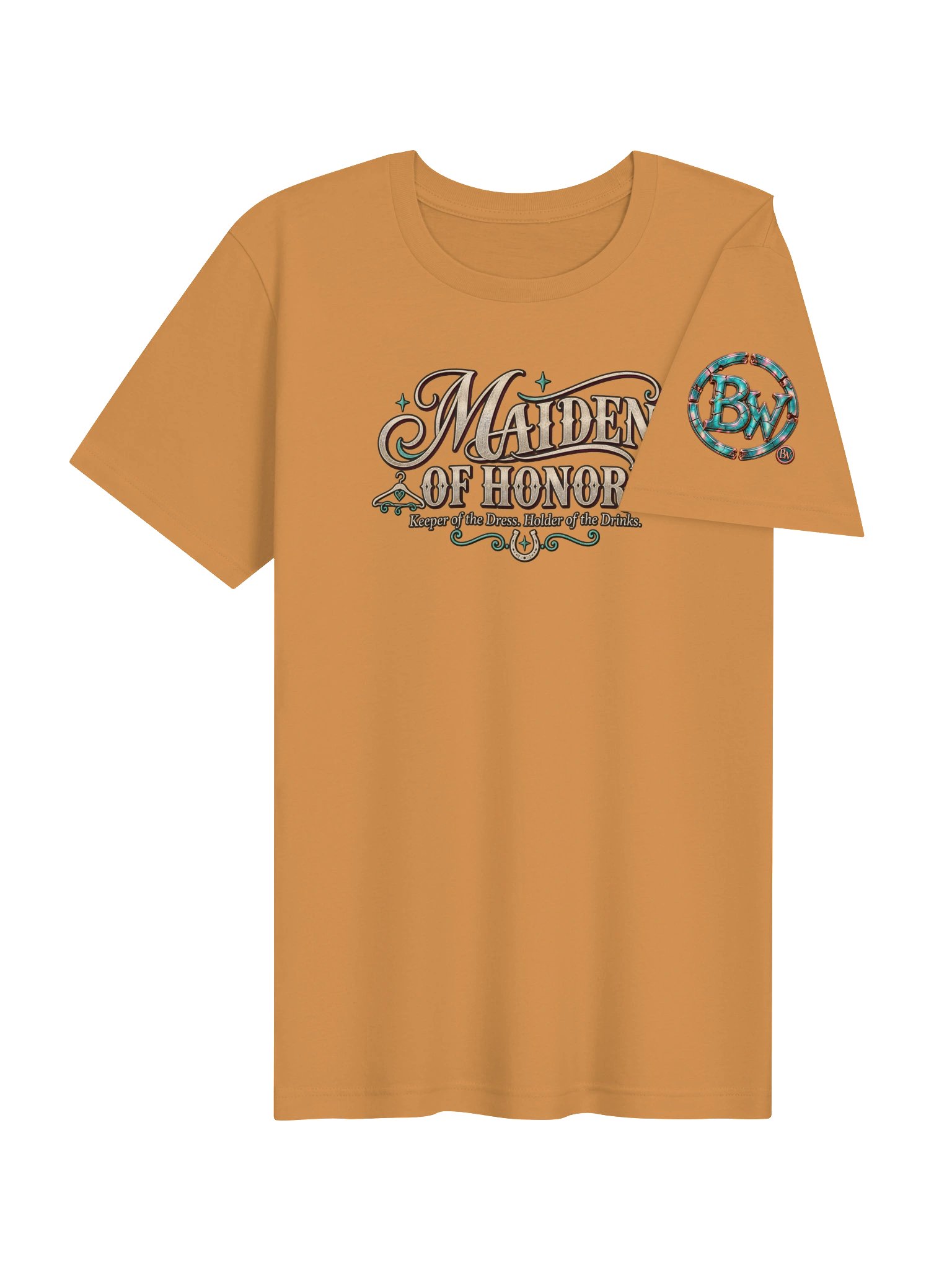 Funny Maid of Honor Shirt — Maiden of Honor™ Keeper of the Dress, Holder of the Drinks | Broken Marriage™ product image (7)