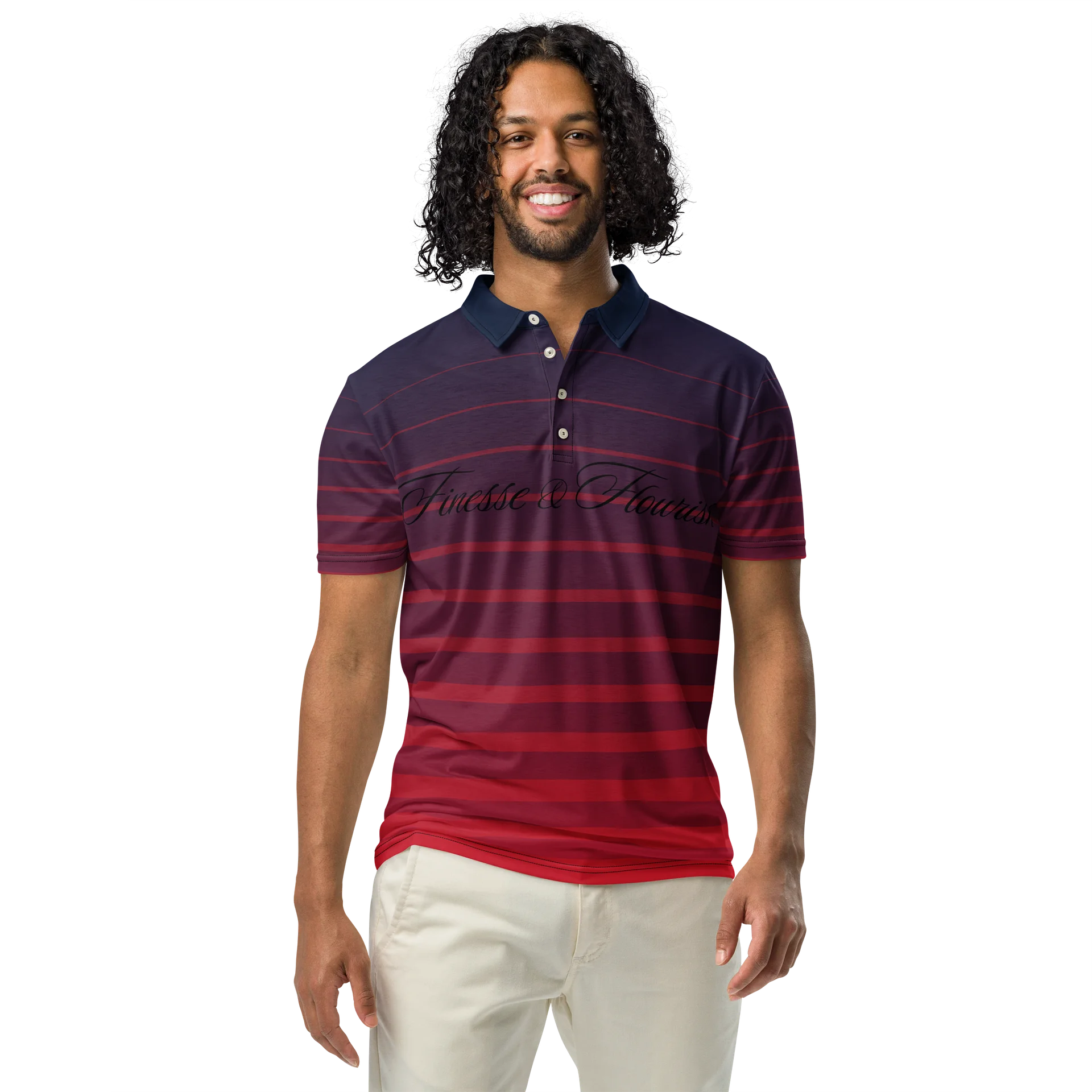 F&F Fade Slim Fit Polo Shirt product image (3)