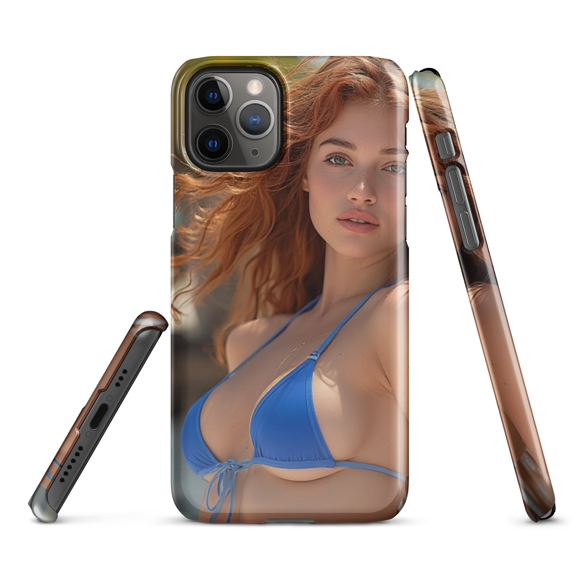 Redhead Beach Babe iPhone Snap Case - Slim Protective Phone Cover product image (2)