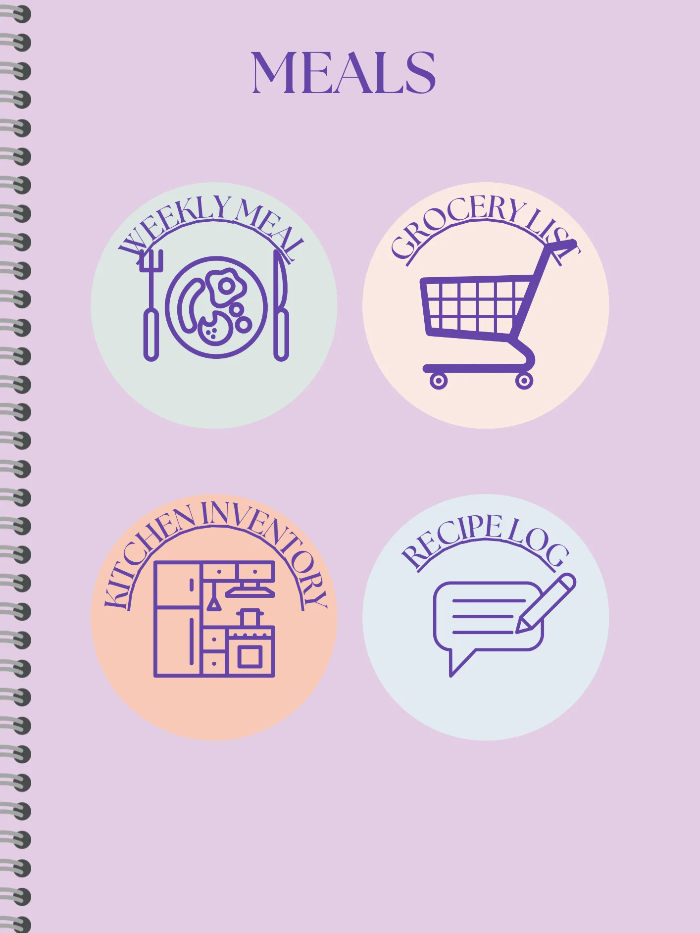 Detailed Undated Planner - Blue product image (6)