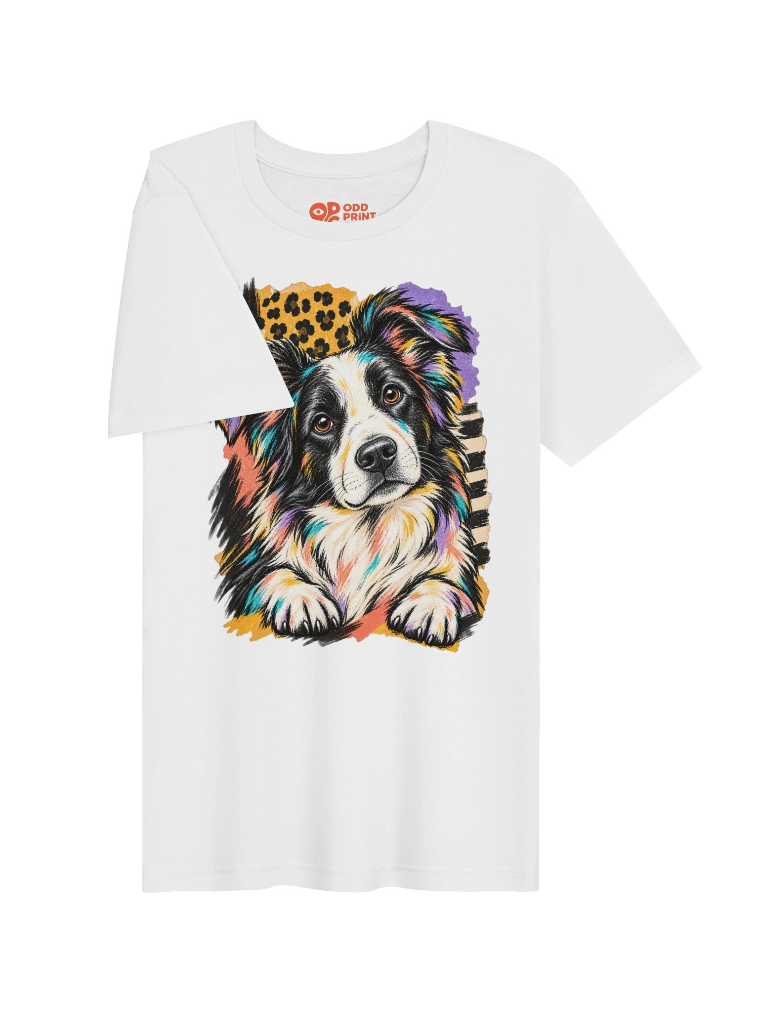 Border Collie Art T-Shirt product image (4)