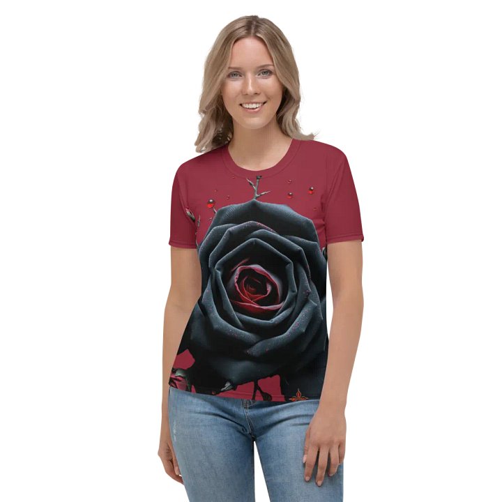 Midnight Rose All-Over Print Tee product image (1)