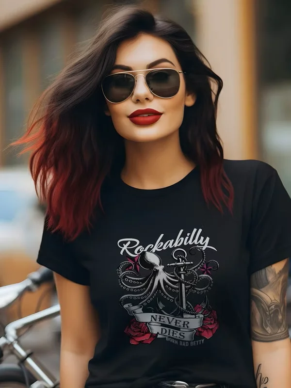 Inked Octo-Anchors Women's T-shirt product image (1)