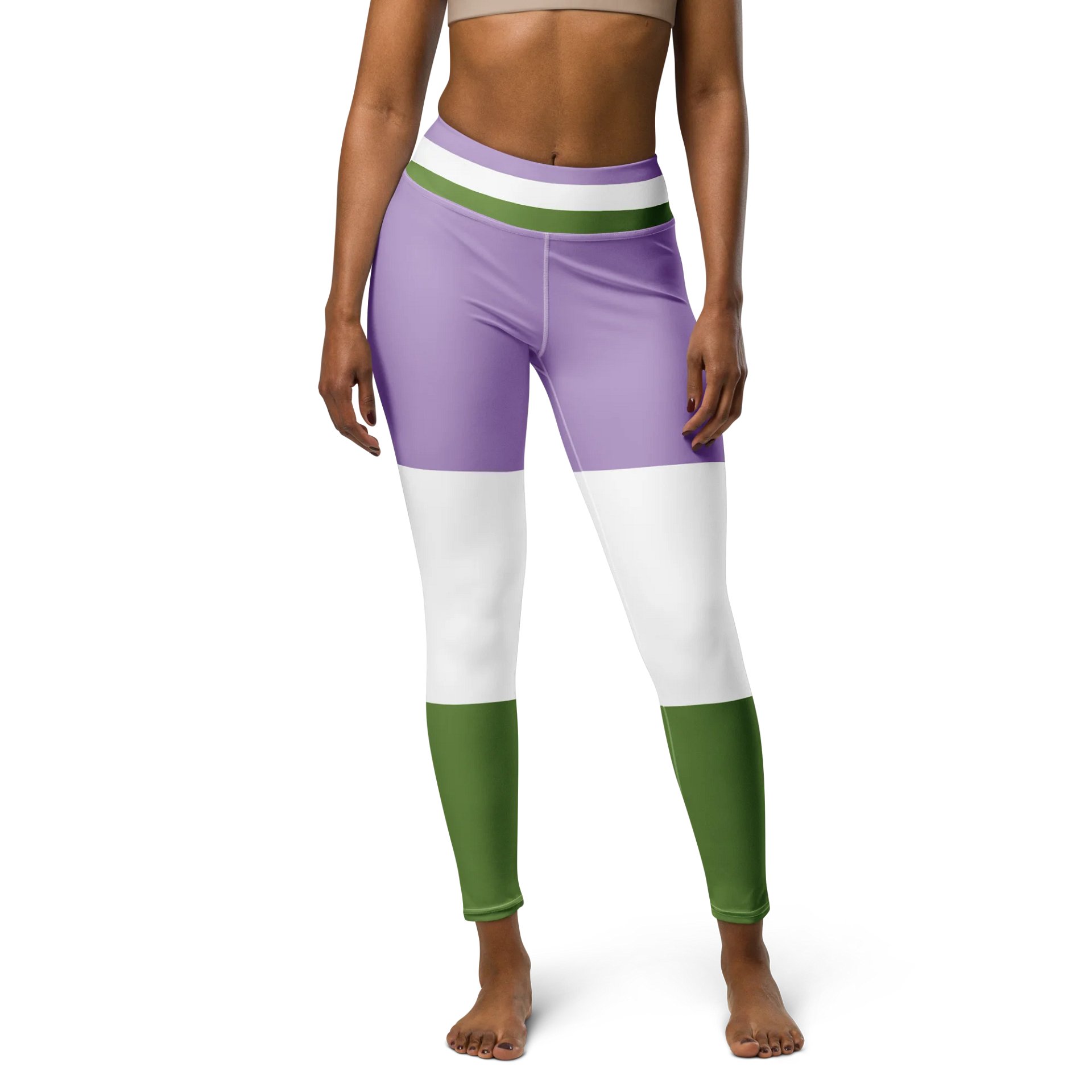 Genderqueer Pride Flag Leggings product image (1)