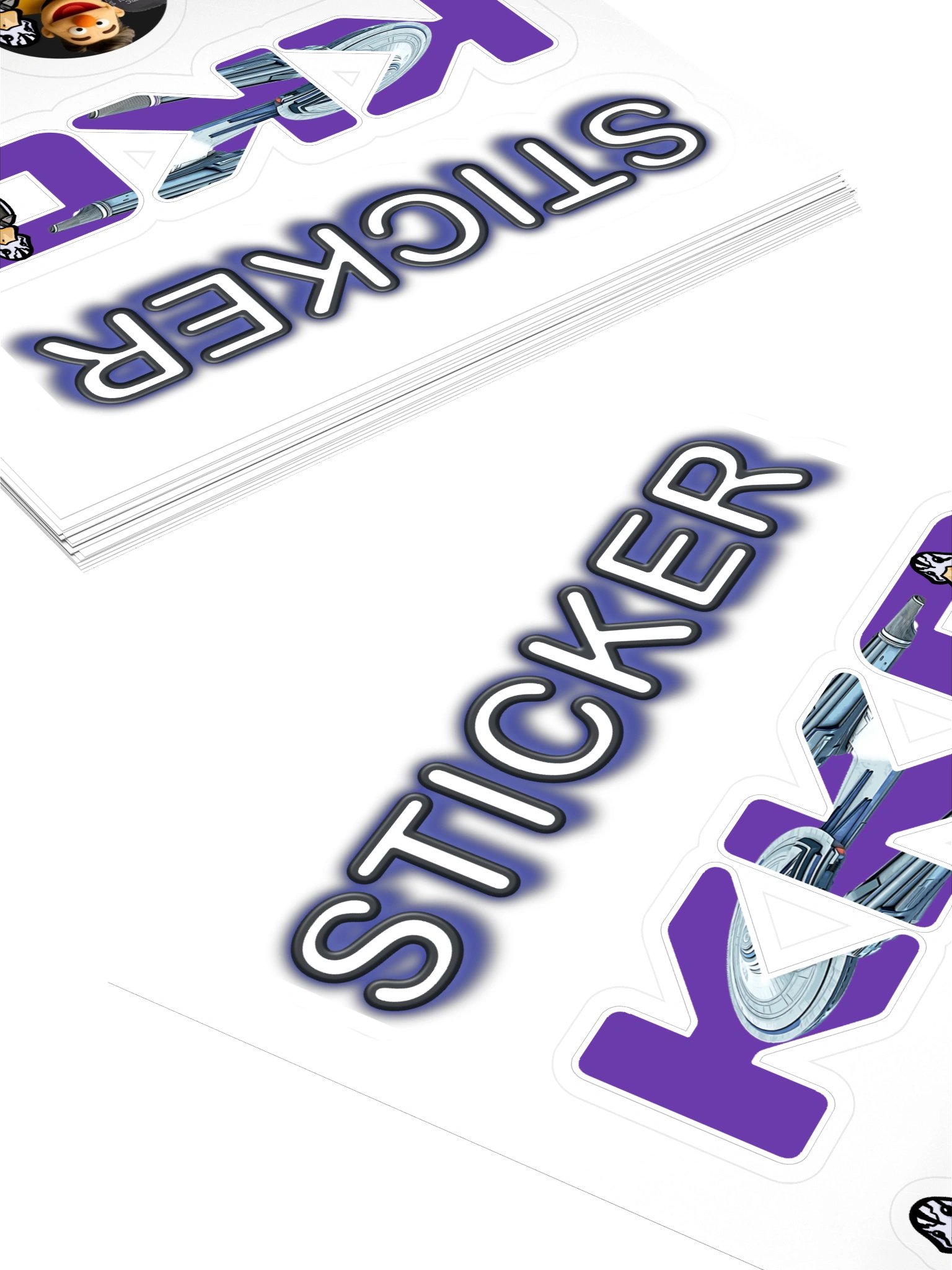 Kkc's It's just a sticker, sticker product image (4)