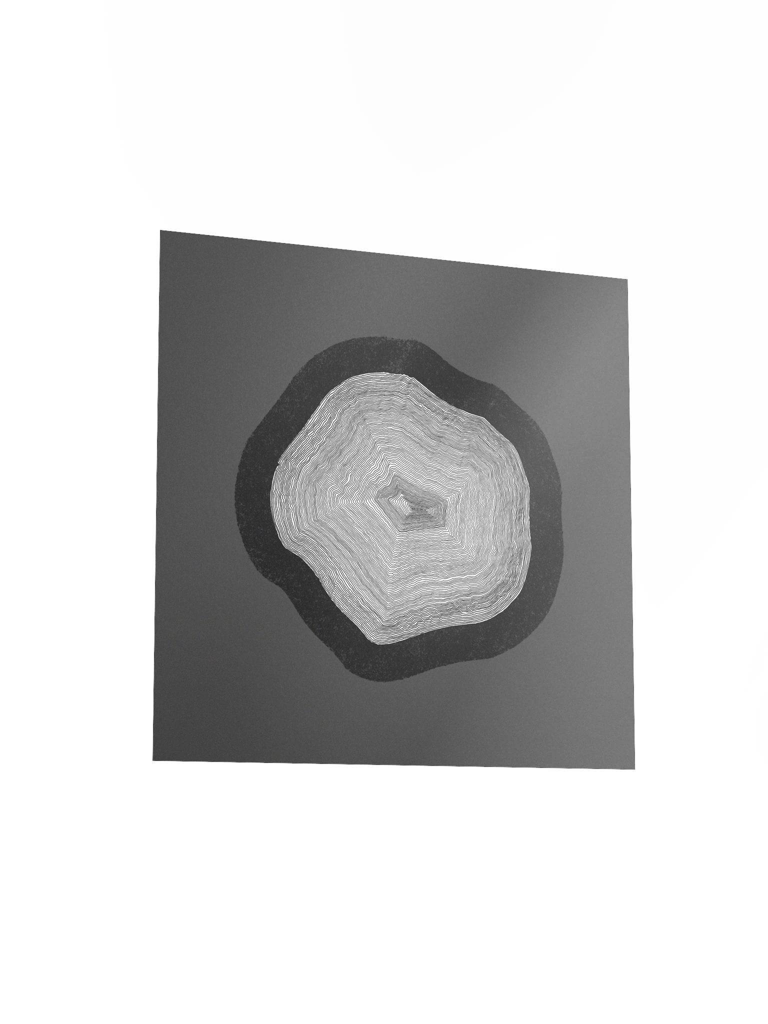 "Layers upon Layers" - Minimalist Poster (Wall Art) - Soft Black product image (3)
