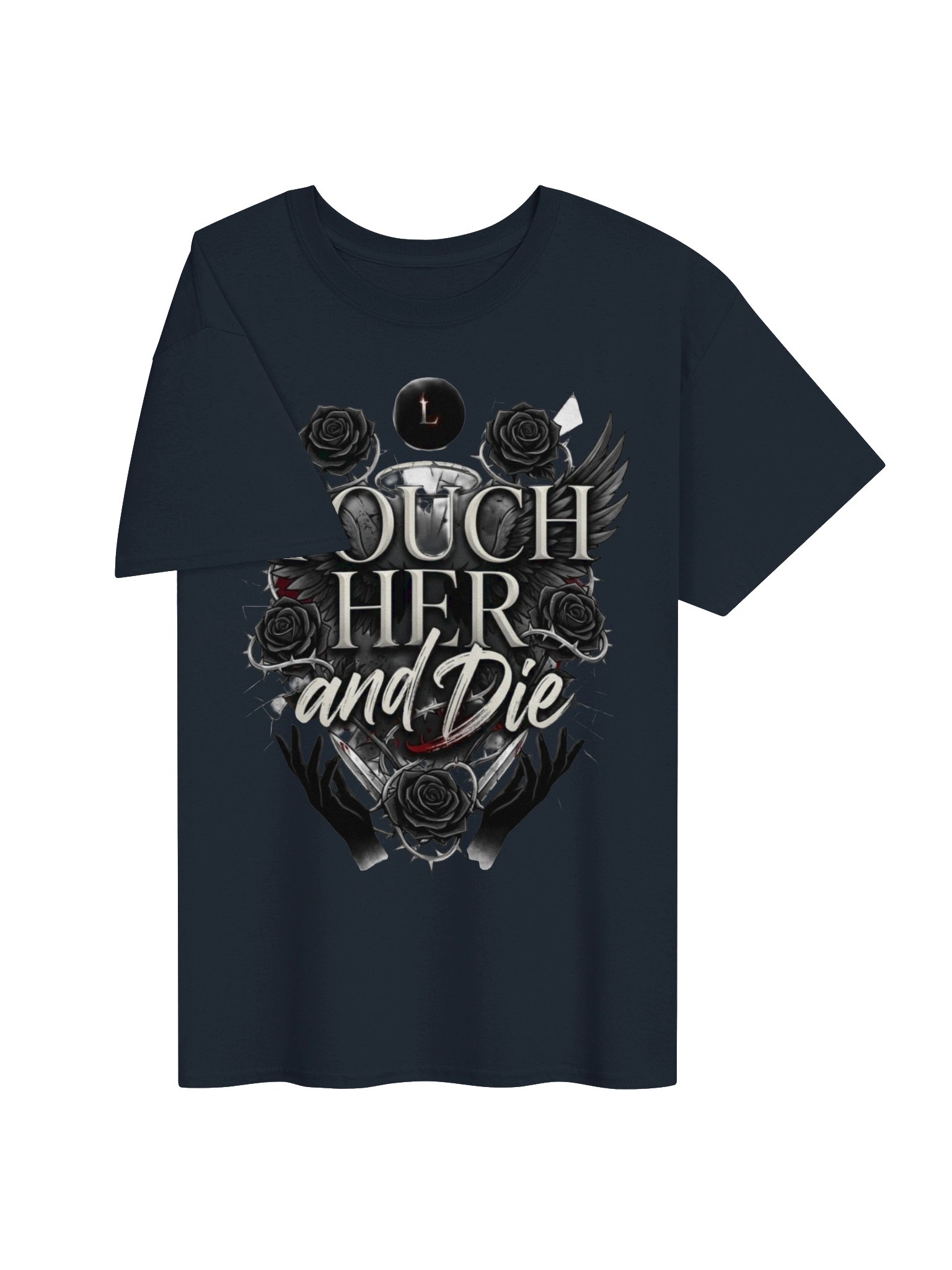 Touch Her and Die Possessive Dark Romance T-Shirt for Villain Lovers product image (3)