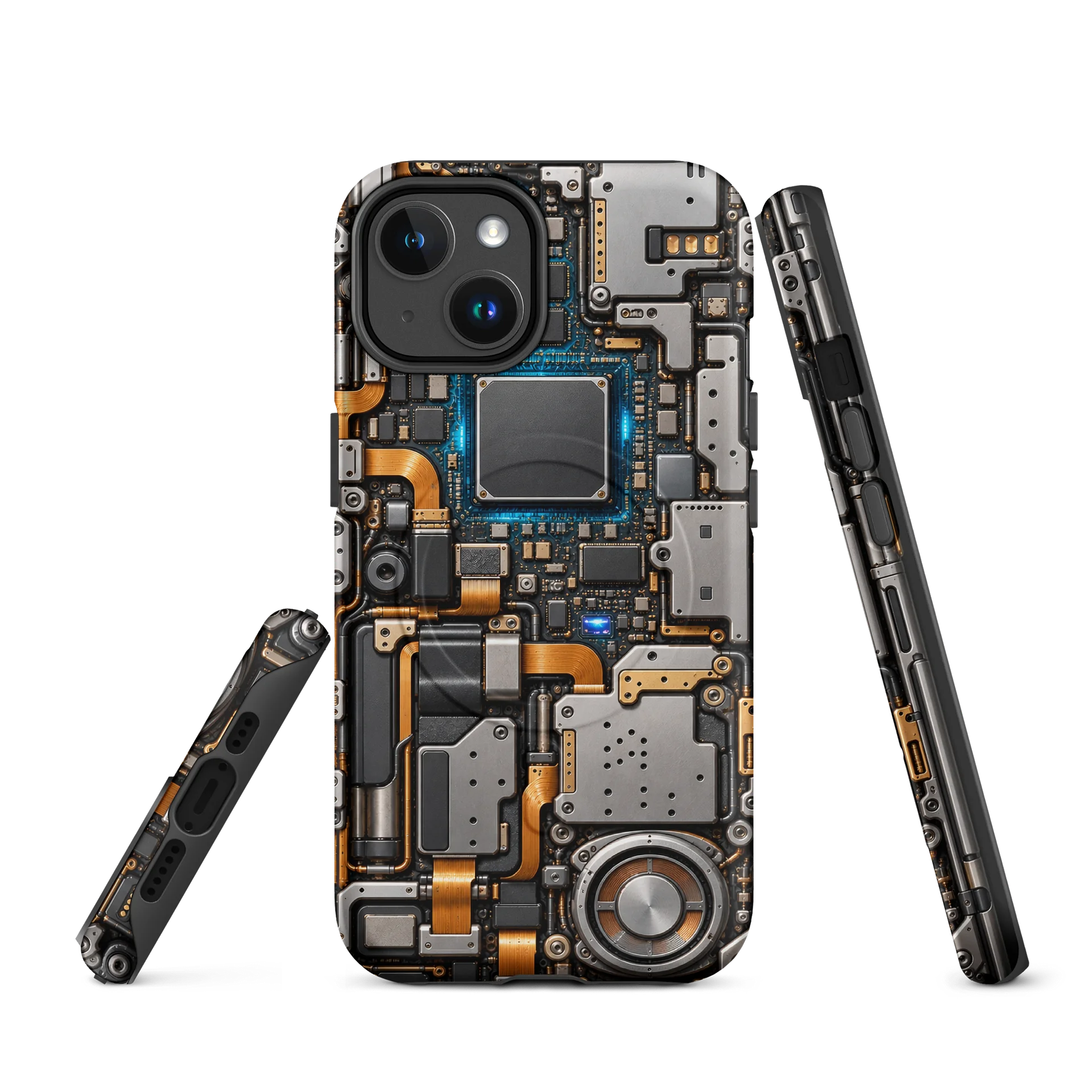 Under the Cover - MagSafe Tough iPhone Case - Exposed Tech & Circuitry Design product image (1)