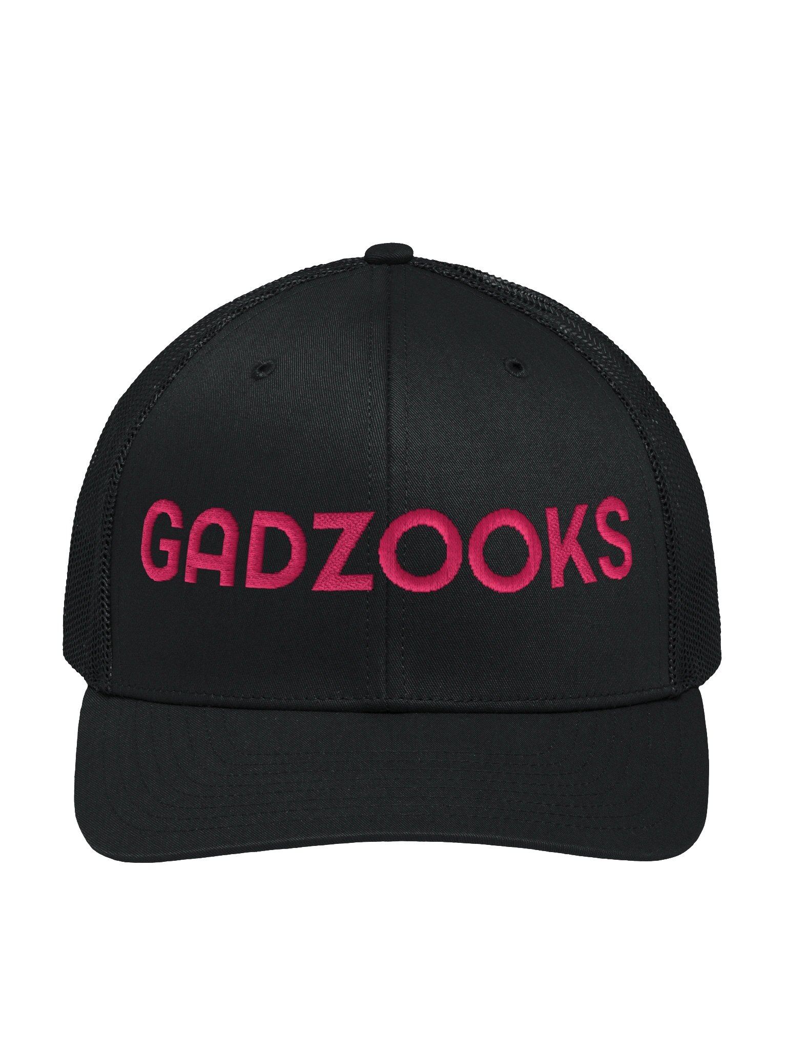 Gadzooks Logo Embroidery Richardson Trucker Hat in Pink product image (1)