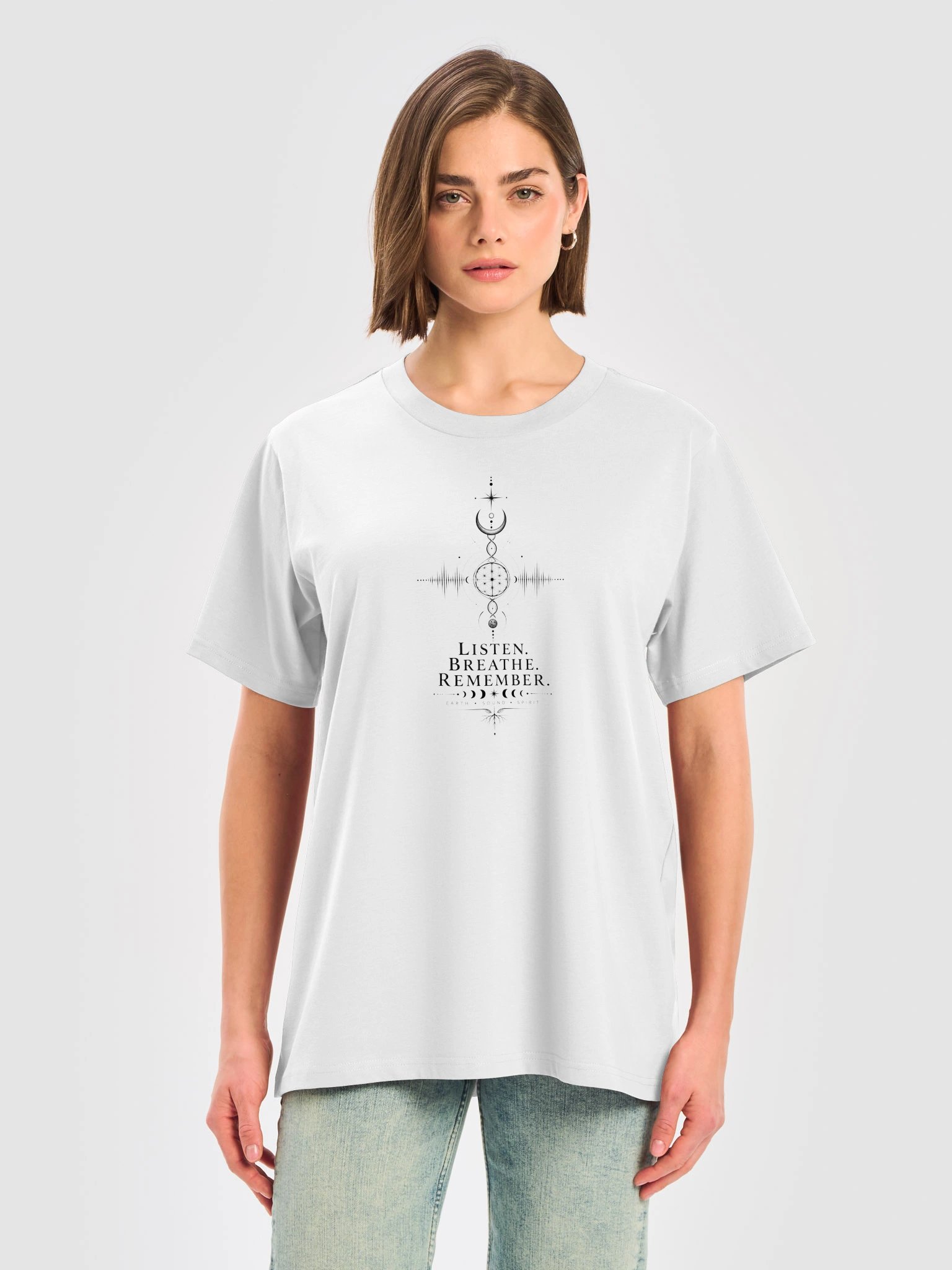 LISTEN • BREATHE • REMEMBER - WOMENS TEE product image (3)