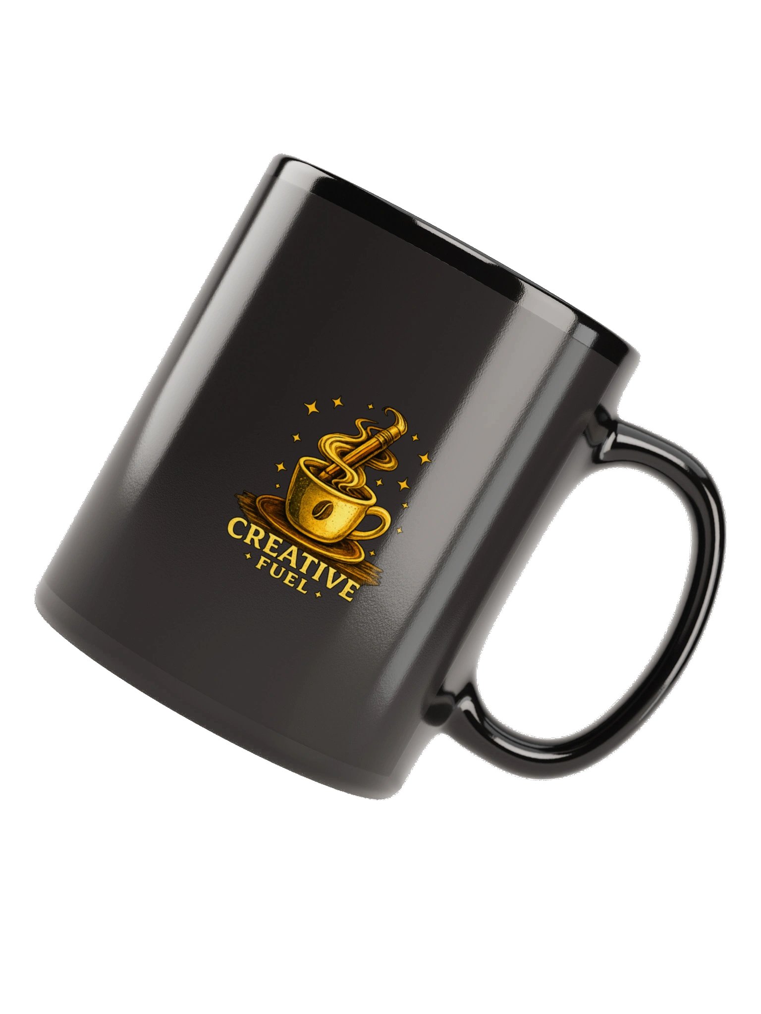 Creative Fuel – Vintage Coffee & Creativity Metal Mug product image (12)