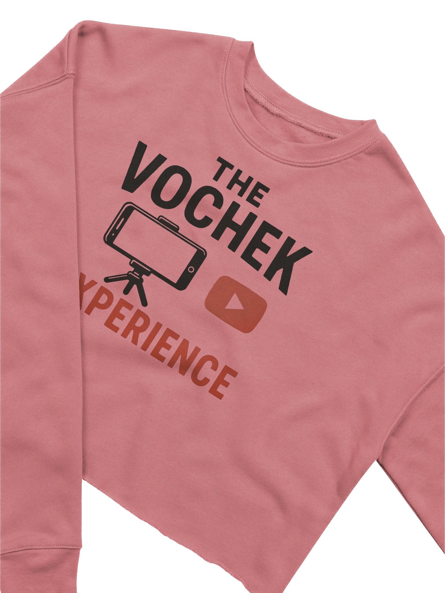 The Vochek Experience Logo Women's Fleece Crop Sweatshirt product image (3)