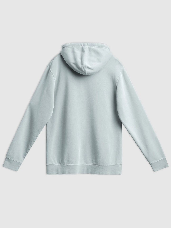 *not* mentally linear (lined design, #709AAF) printed pigment hoodie product image (22)