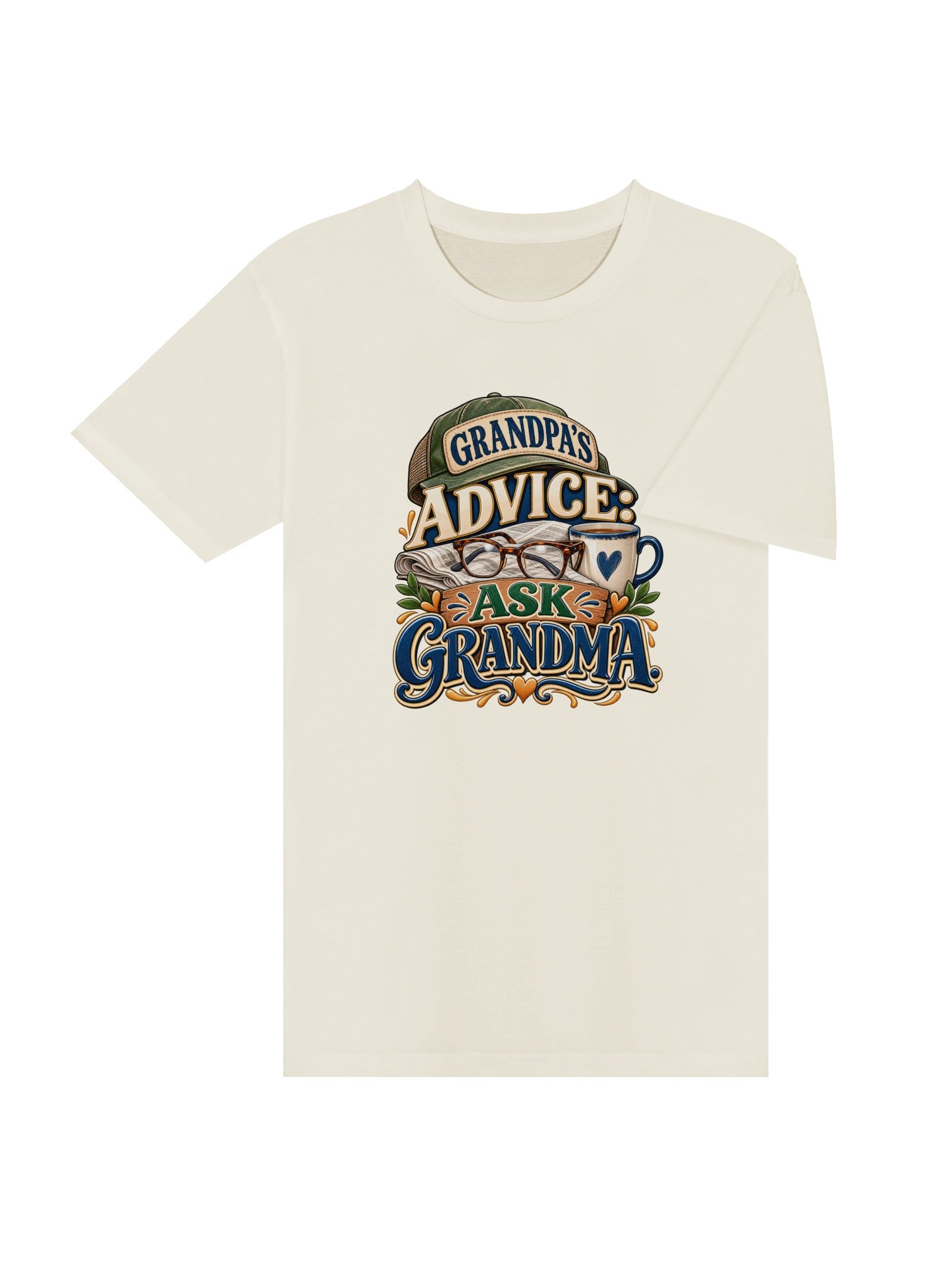 Grandpa's Advice Ask Grandma Funny Grandpa T-Shirt product image (4)