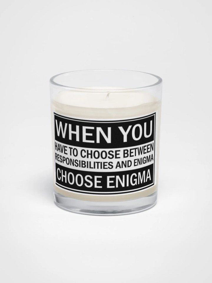 ENIGMAS relaxing soy candle product image (1)