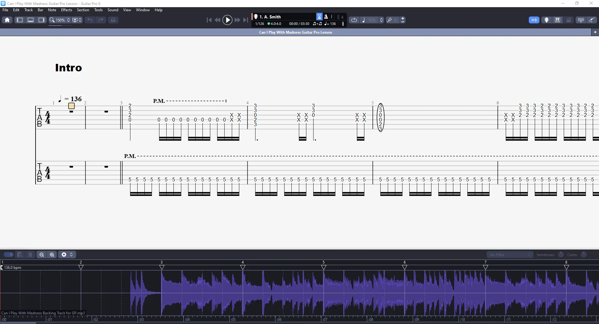 Can I Play With Madness? | PDF Tab + Guitar Pro | Iron Maiden product image (3)