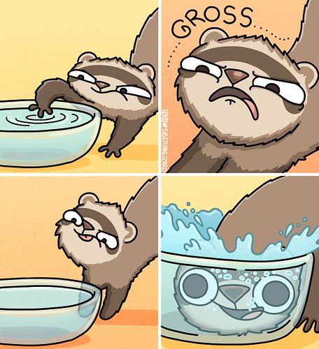 Some classic Meems and Feefs from the archives. 😍 Which one is your all time fav? #ferret #comics #funny