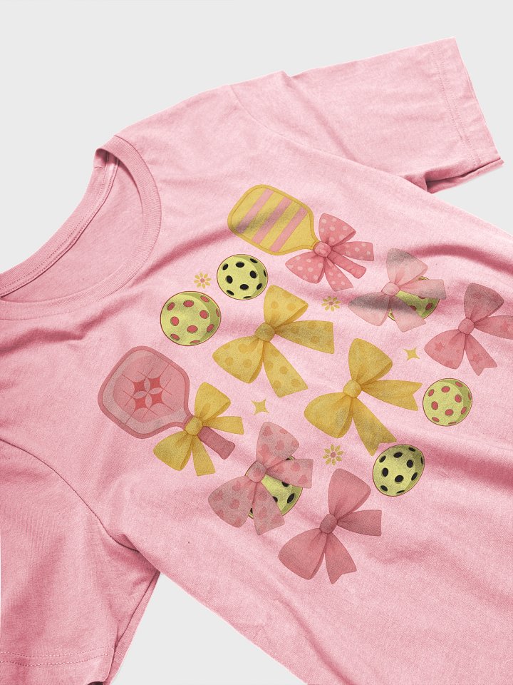 Pickleball Paddles Bows Whimsical T-Shirt product image (26)