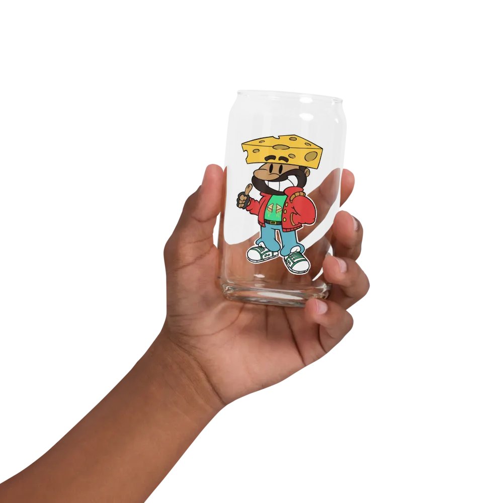 Tin Can Cheesehead Glass product image (1)