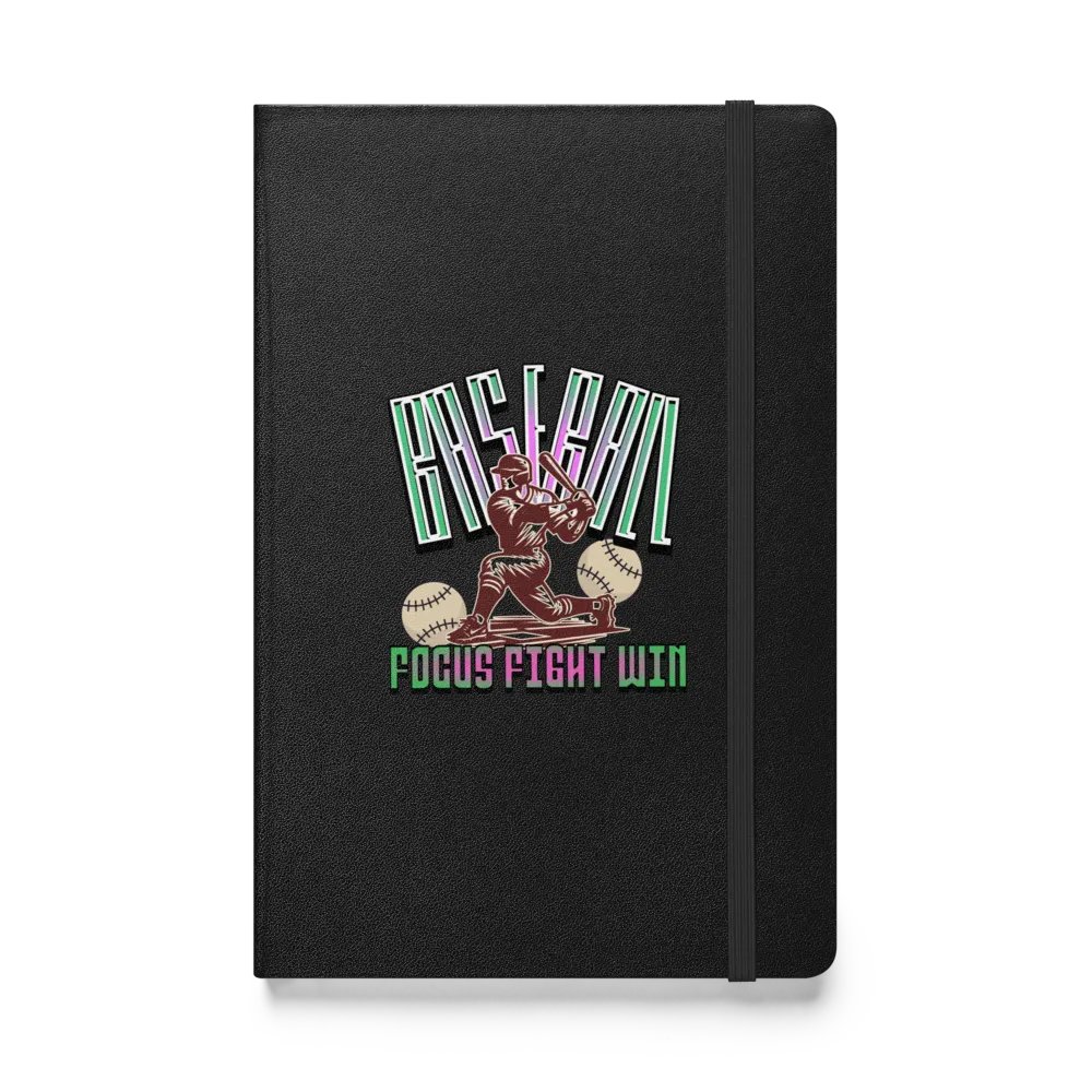 Focus Fight Win Baseball Fighter Notebook product image (1)